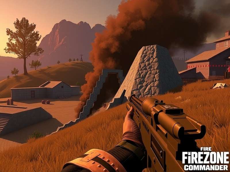 Fire Warzone Commander map overview