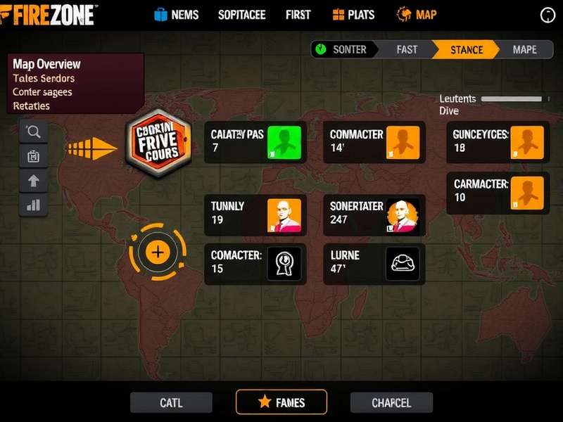 Fire Warzone Commander gameplay screenshot